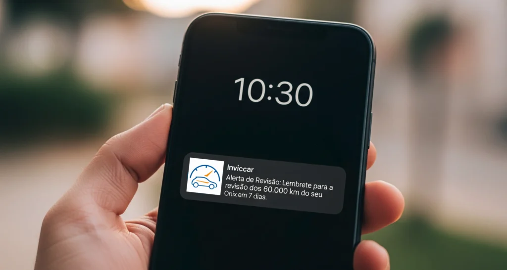 App Inviccar alerta de revisão do carro