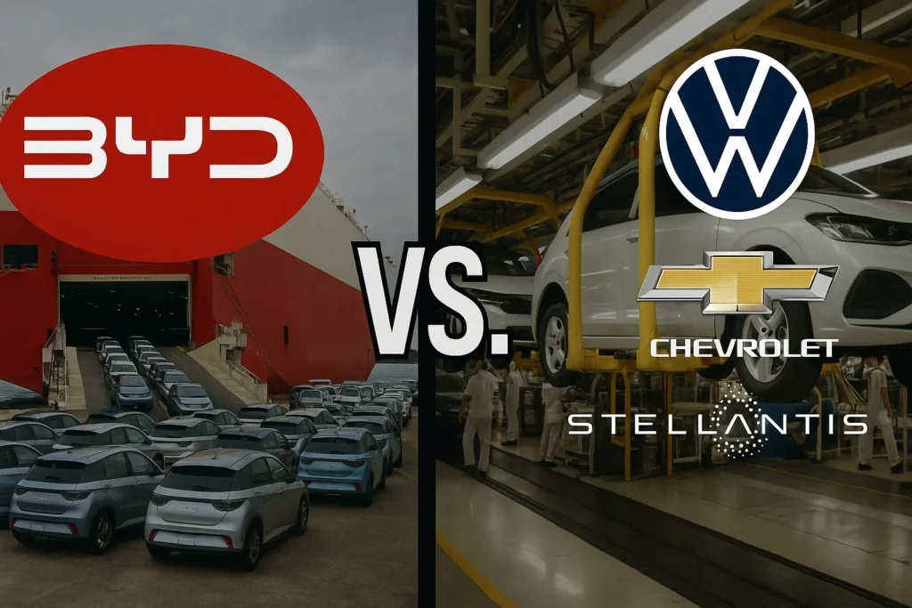 BYD vs Montadoras: A Guerra Fiscal que Define o Futuro dos Elétricos