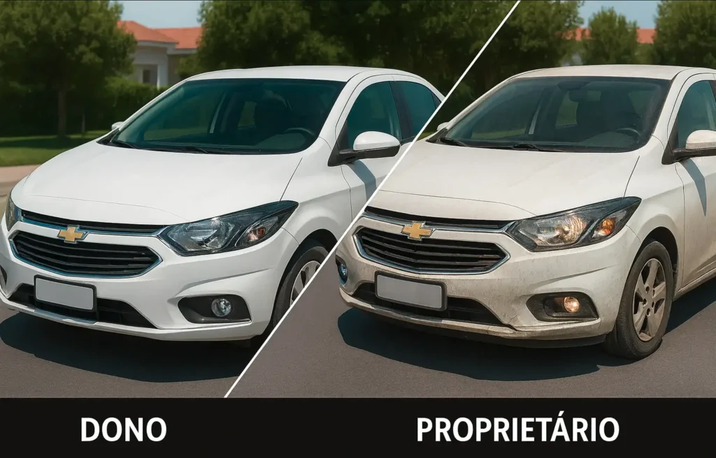 Dono vs Proprietario cuidados com o carro