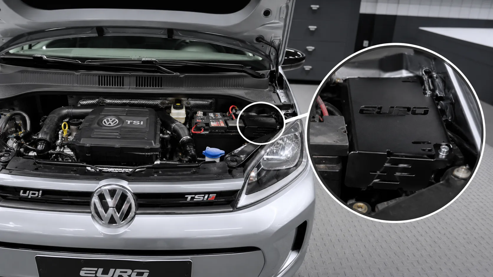 Zoom No Suporte Anti Furto Para Ecu Do Volkswagen Up Tsi