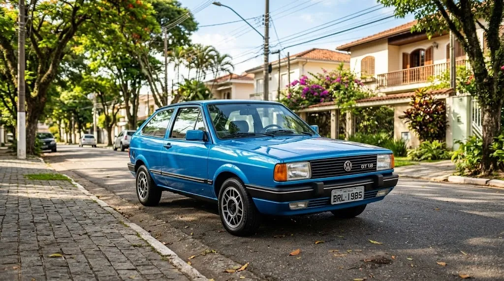 Gol gt 18 antigo dos anos 80 brasileiro